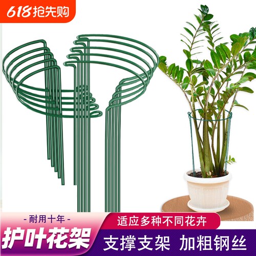 铁艺防倒伏护花架半圆护叶固定架