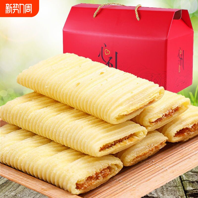 厦门特产蛋花酥芝麻花生酥糖夹心芝麻鸡蛋卷零食小吃