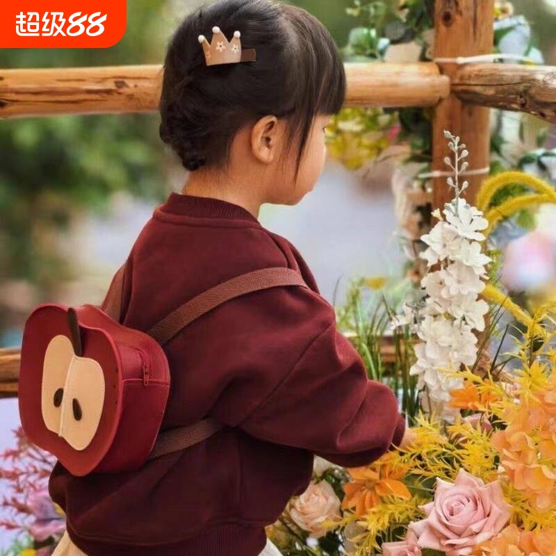 儿童背包小朋友书包迷你pu水果幼儿园韩版包包男女宝宝可爱双肩包