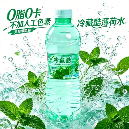 冷藏酷500ml薄荷水夏季批发商用