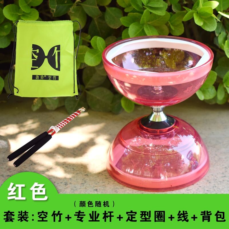 劲铃空竹三轴承空竹双头初学者儿童学生老人空竹专卖扯铃校园空竹图片