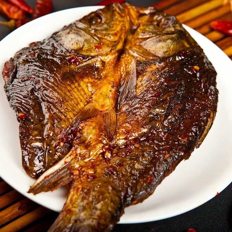 酱板鱼湖南特产手撕鱼正宗香辣鱼特色风干小吃零网红下饭解馋即食
