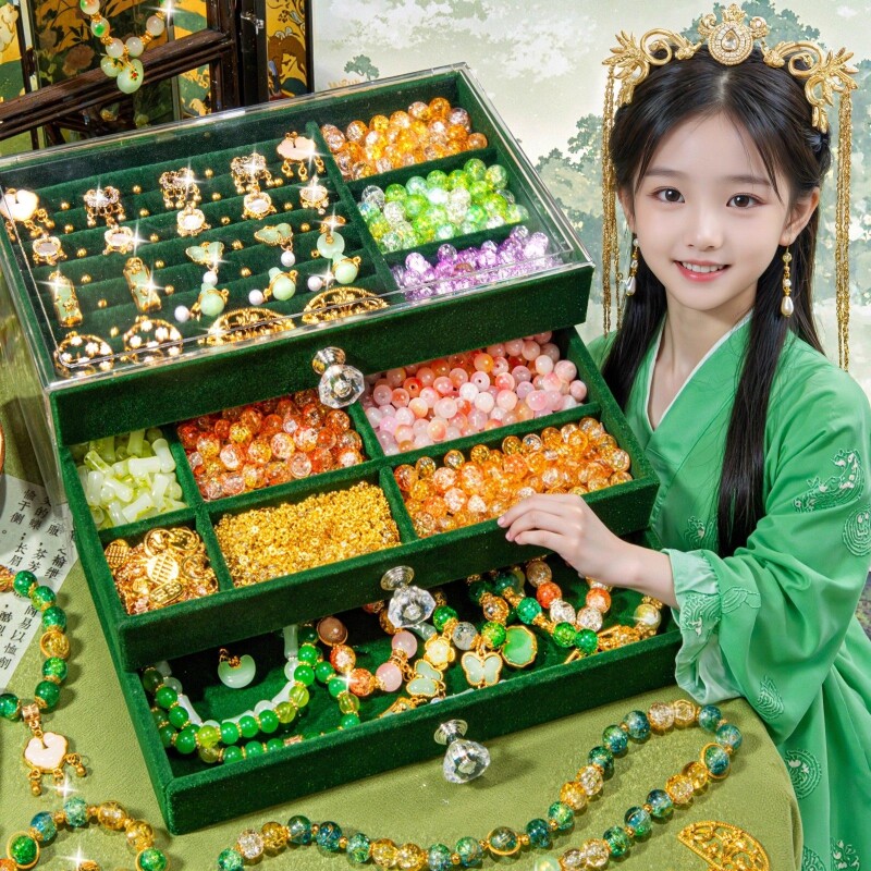 【佳绮推荐】女孩串珠手工礼物图片