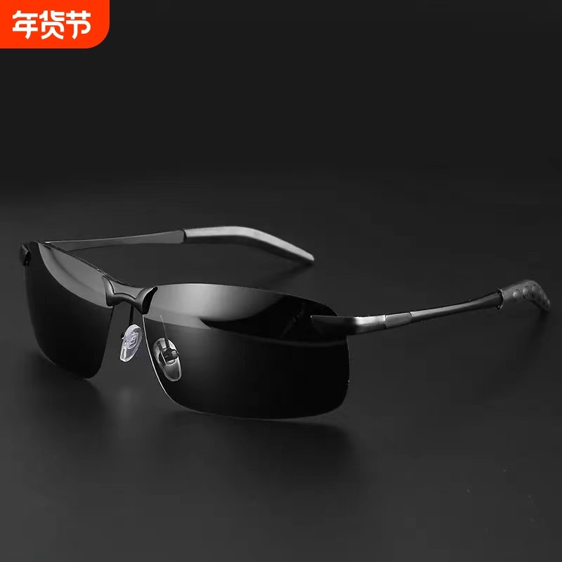 新款跨境男士偏光太阳镜3043欧美时尚司机开车户外钓鱼专用墨镜