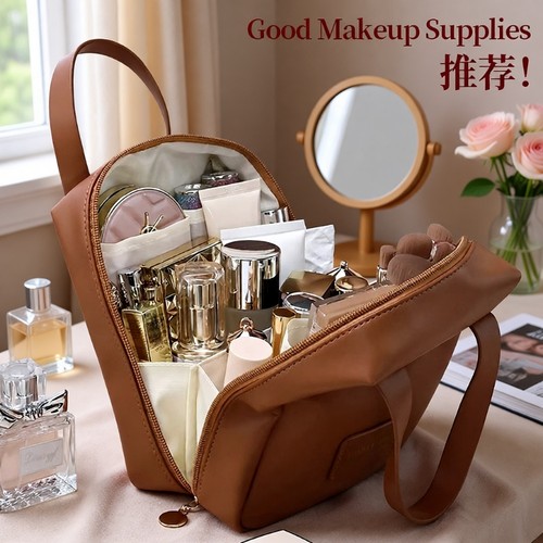 化妆包女便携大容量手提收纳包