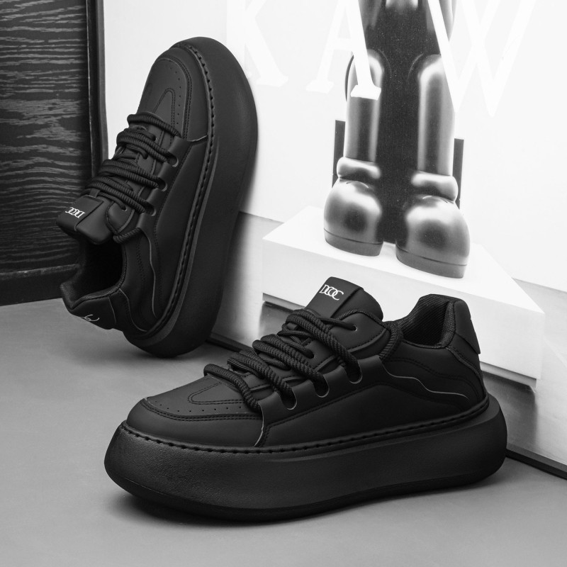 男鞋冬季2025新款小白鞋青少年运动休闲厚底板鞋软底百搭潮鞋,流行男鞋,休闲板鞋,淘宝优惠券,粉丝福利购,淘宝优惠卷