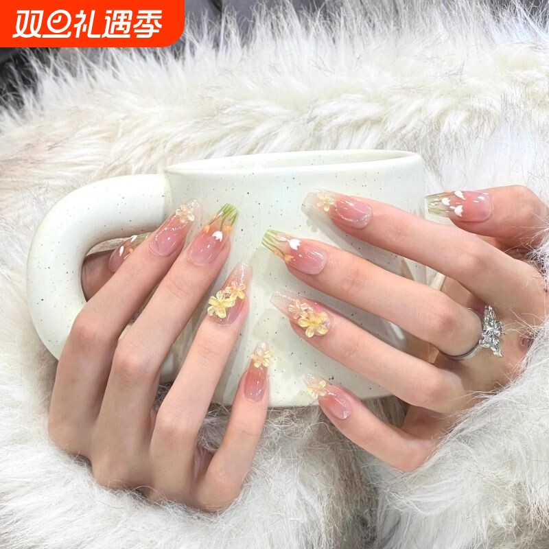 立体郁金香美甲穿戴甲