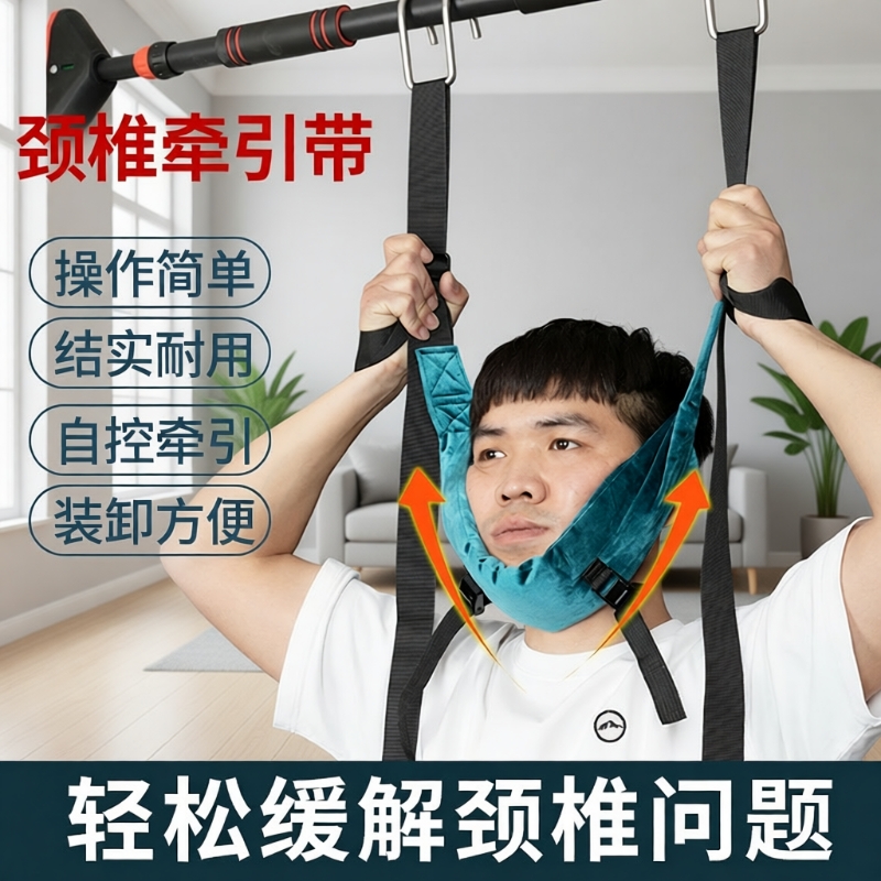 悬吊牵引器颈椎家用牵引带压迫神经专用拉伸脖子单杠悬挂器材腰椎