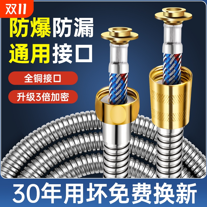 精铜接头花洒软管防爆淋雨喷头