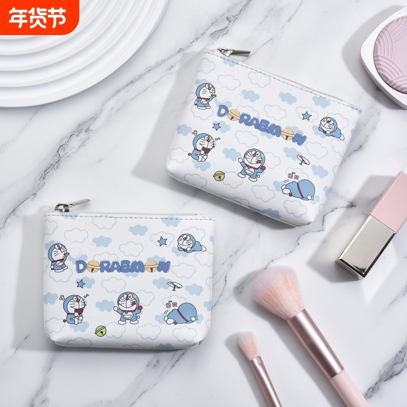 可爱卡通哆拉A梦创意零钱包收纳包便携式耳机口红钥匙收纳小钱包,箱包皮具/热销女包/男包,钱包,淘宝优惠券,粉丝福利购,淘宝优惠卷