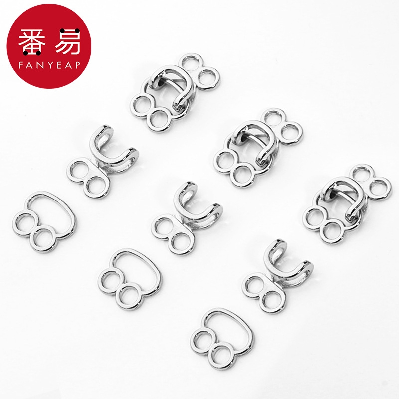 暗扣AC1SQ0-大衣扣子挂钩扣领钩风纪扣子母扣搭扣衣服配件暗扣