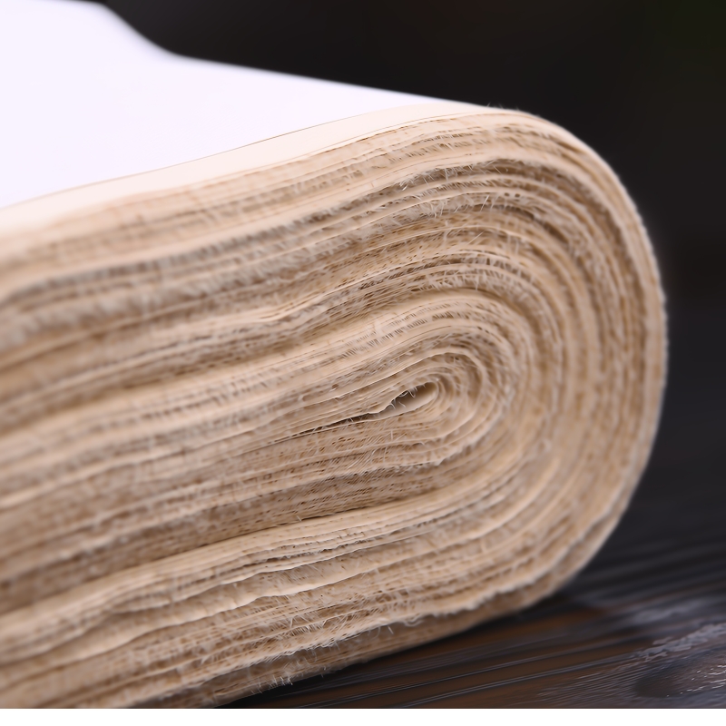 仿古毛边纸书法练习专用无格竹浆