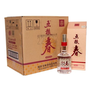 五粮春二代52度500ml&times;6瓶纯粮固态发酵浓香型优级白酒