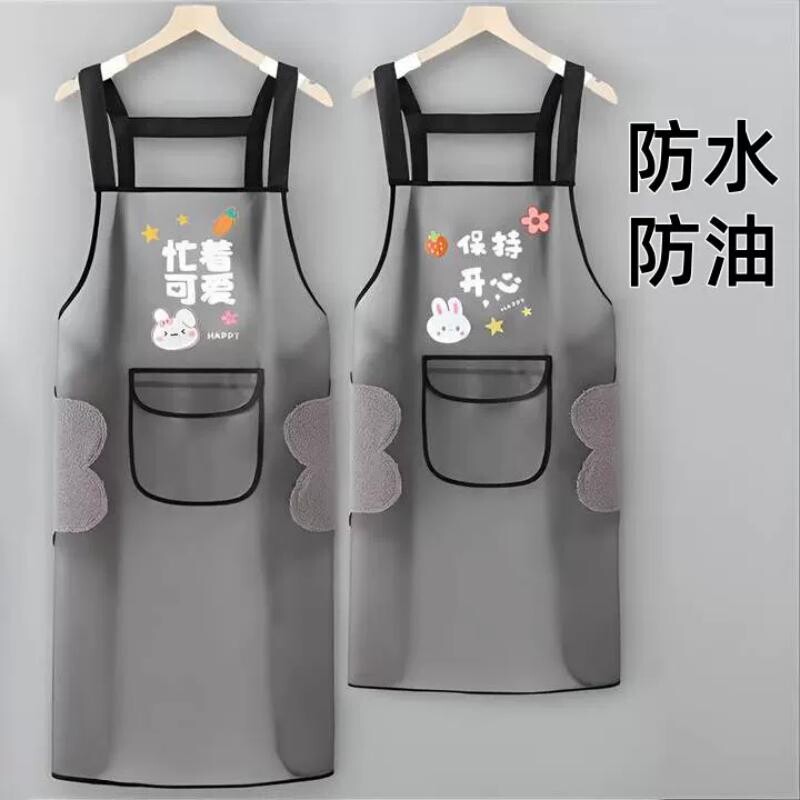 【全网畅销】免洗防水防油围裙图片