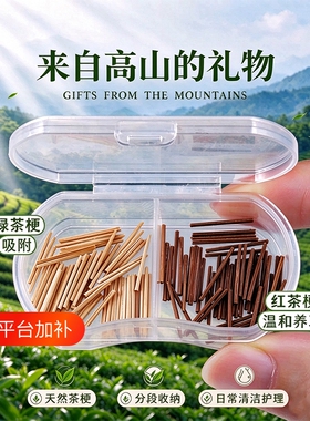 茶叶梗耳棒养耳洞耳钉女隐形耳饰