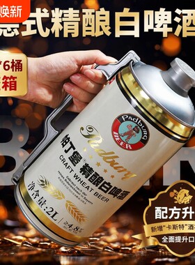 整箱精酿原浆啤酒2L六大桶12°P