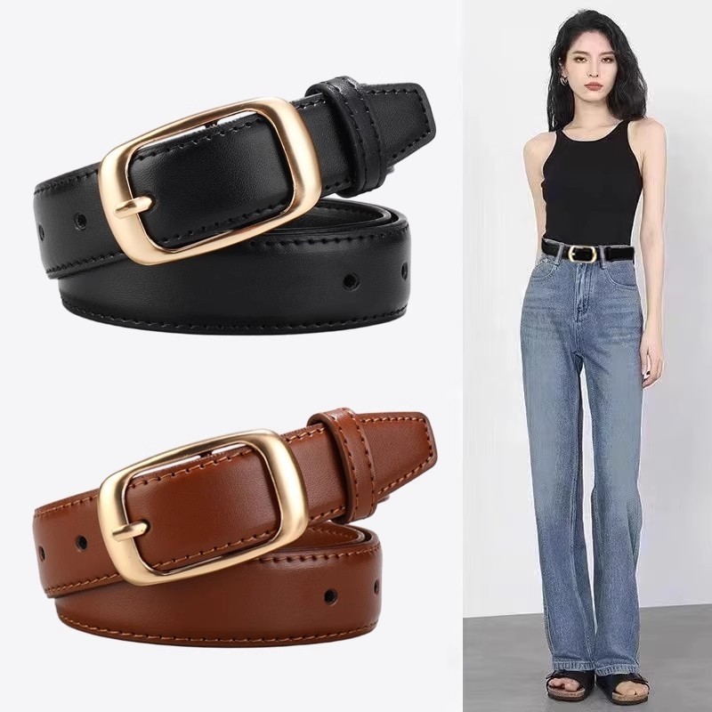 女士皮带简约百搭休闲韩版2025新款设计感小众配牛仔裤腰带女款潮
