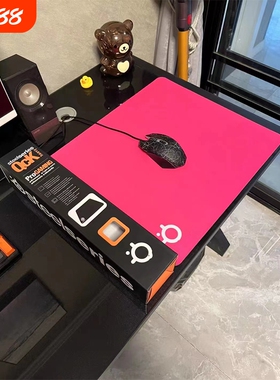 qck游戏超厚鼠标垫电竞滑细面CSG0吃鸡cf加厚电竞游戏鼠标垫