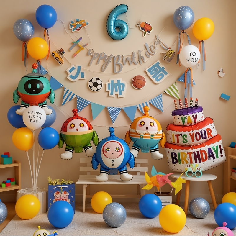 蛋仔派对主题气球|210人收藏