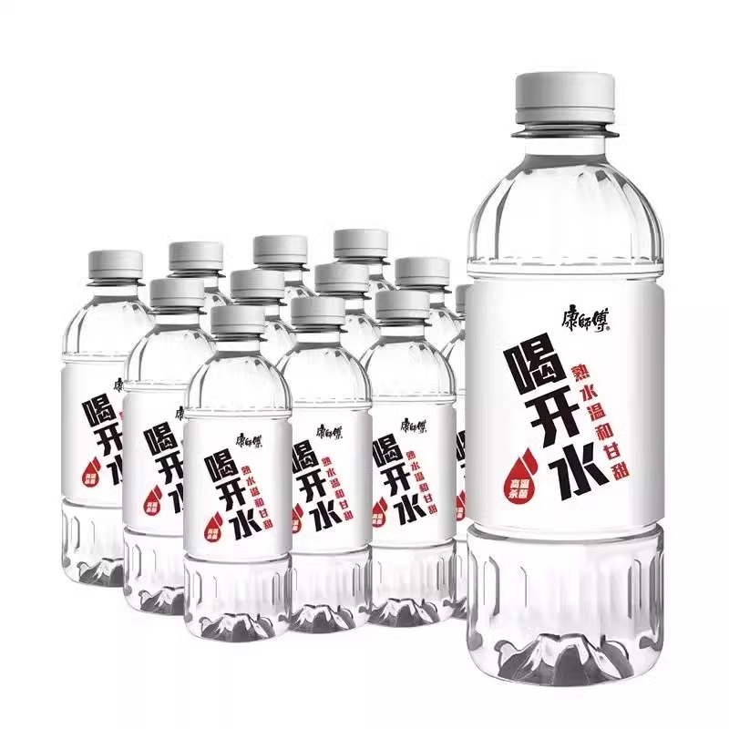 康师傅喝开水饮用水380ml*6瓶12瓶熟水饮料饮品