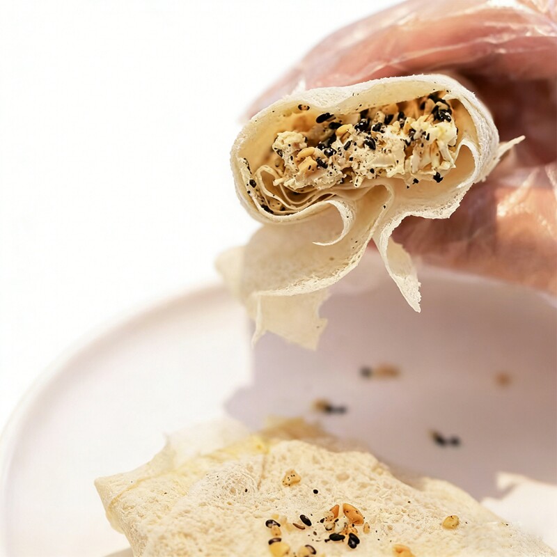 糖葱薄饼正宗潮汕特产传统小吃美食新鲜经典儿时味道中式糕点咸味