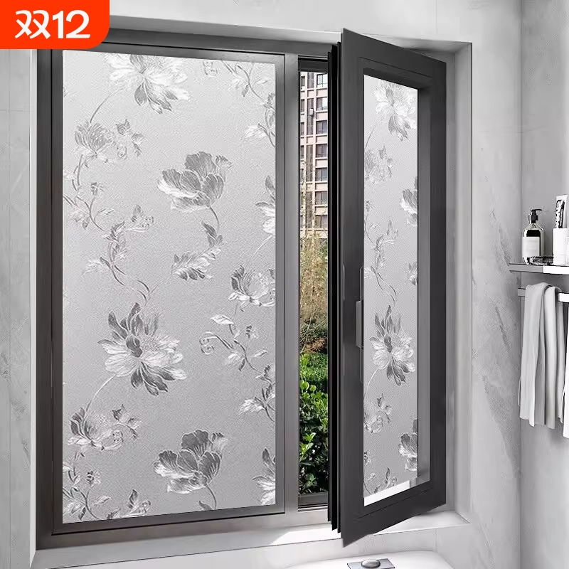 磨砂玻璃防窥膜静电免胶