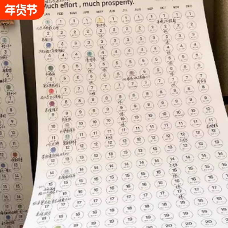 2026新款一张日历挂历2025全年一张纸元旦新年装饰挂墙家用计划表,文具电教/文化用品/商务用品,台历,淘宝优惠券,粉丝福利购,淘宝优惠卷