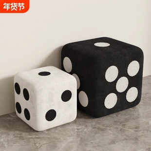 骰子小凳子家用矮凳小板凳实木凳子沙发凳坐凳坐墩儿童换鞋凳门口