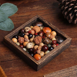 多种菩提子散珠混装随机搭配金刚无患子菩提根凤眼星月风化果