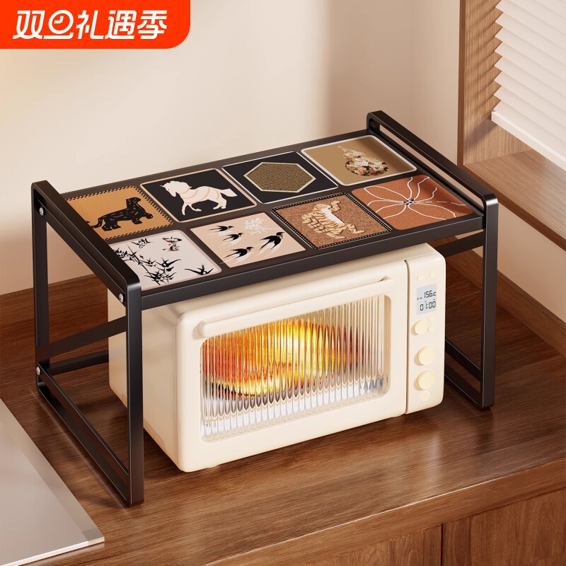 厨房微波炉置物架台面多功能