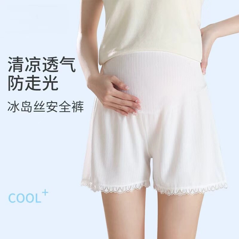 孕妇安全裤打底裤冰丝夏季薄款图片