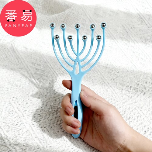 按摩器/头部G1vo001-头部挠头抓头九爪按摩器头皮按摩爪按摩滚珠 - 封面