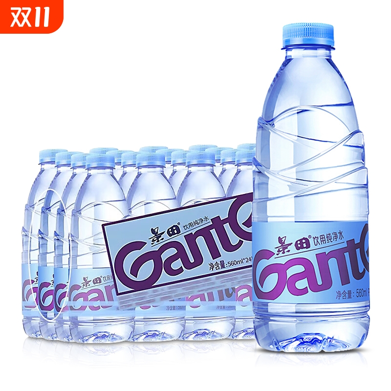 景田小瓶装水整箱新鲜日期