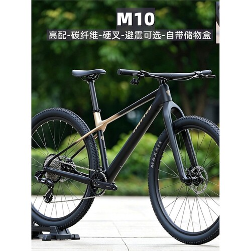 骓特M10碳纤维山地自行车