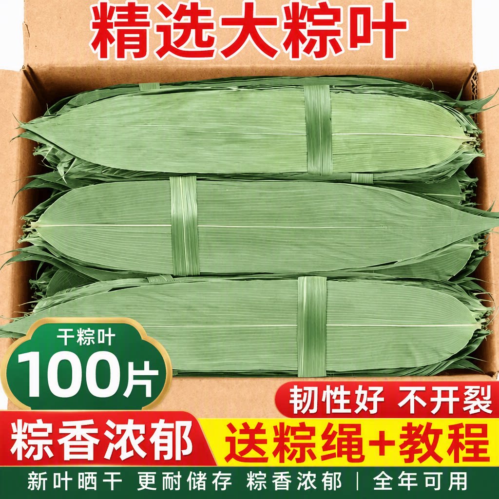 粽叶包粽子专用粽子叶棕叶干特大号竹叶子新鲜商用端午箬叶野生图片