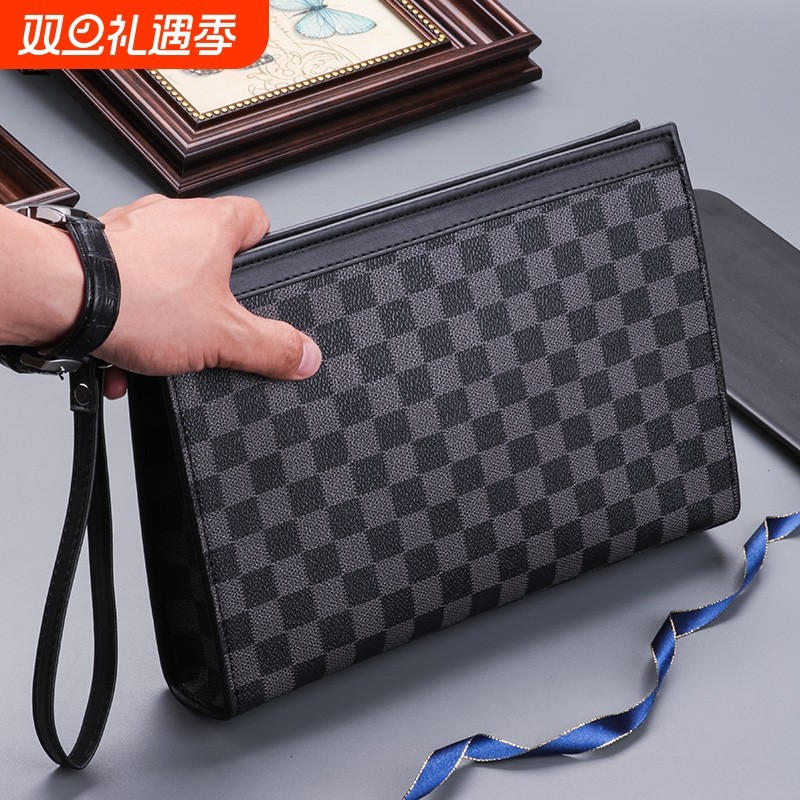 德国手包男手拿包男士夹包大牌手抓包男包大容量商务休闲奢侈钱包