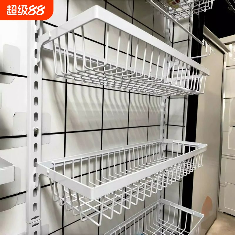 免打孔浴室卫生间门后置物架窄夹缝墙上多层收纳架子厕所柜边厨房