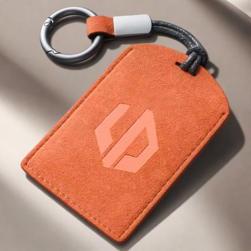 零跑卡片钥匙套C10卡片套C16卡包钥匙包翻毛皮nfc保护套高级简约