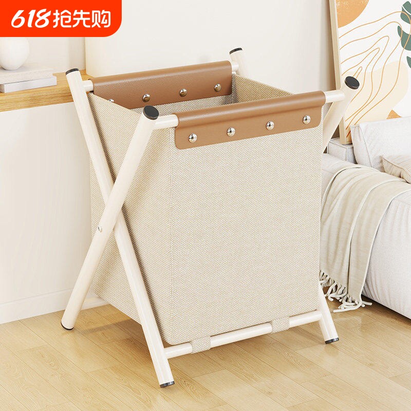 韩系脏衣篓简约可折叠布艺防水衣服收纳筐可分区内衣篮玩具整理架