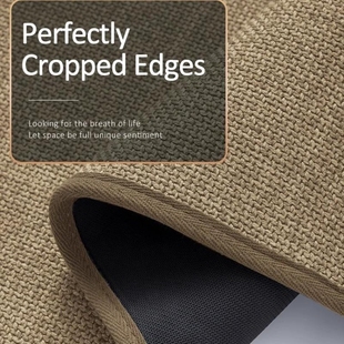 高级厨房地垫防油防滑脚垫吸水地毯专用长条耐脏垫子防污亚麻编织