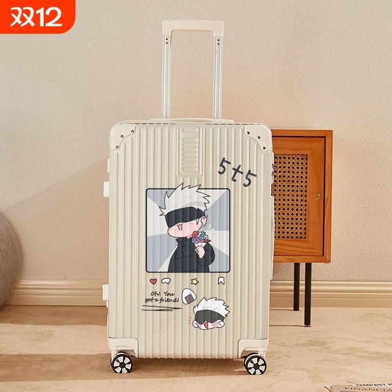 万向轮卡通涂鸦拉杆行李箱