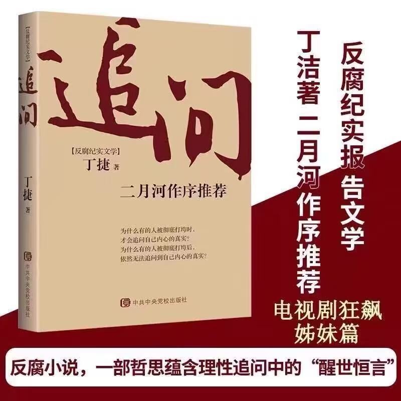 现货速发追问反腐败官场小说反腐纪实文学警示录正版中央党校制造图片