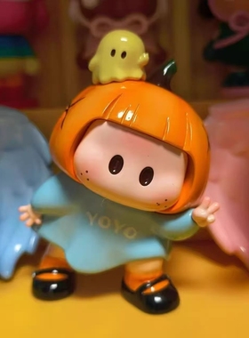 新版YOYO右右酱萌趣歪头系列盲盒潮玩上班搭子手办桌面摆件可爱