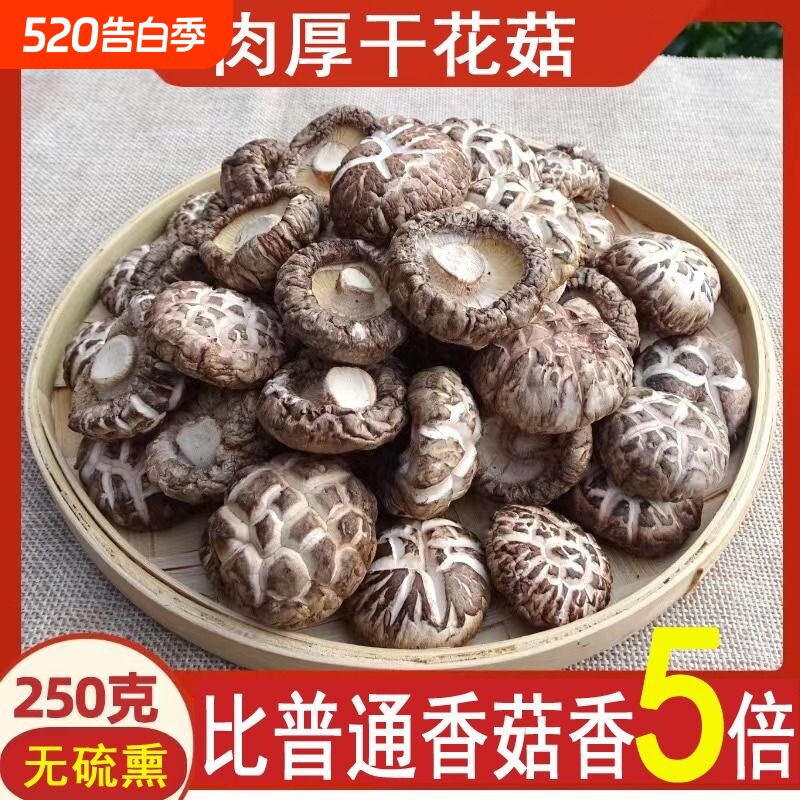 香菇花菇特产干货500g包邮新鲜营养小干香菇冬菇菌菇新鲜干蘑菇
