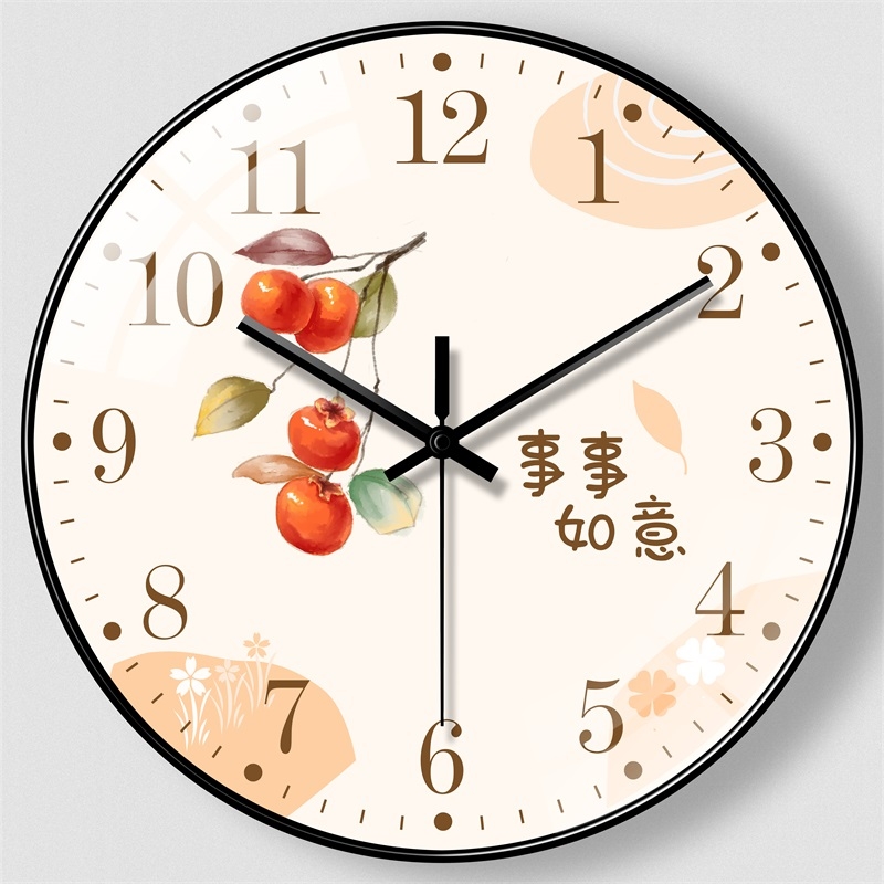 巴豆岛家和富贵吉祥款装饰挂钟