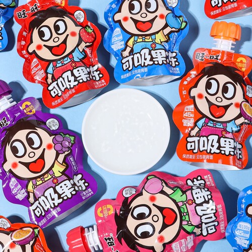 旺旺可吸果冻草莓味伴手礼喜事果冻升学宴分享礼物休闲解馋小零食