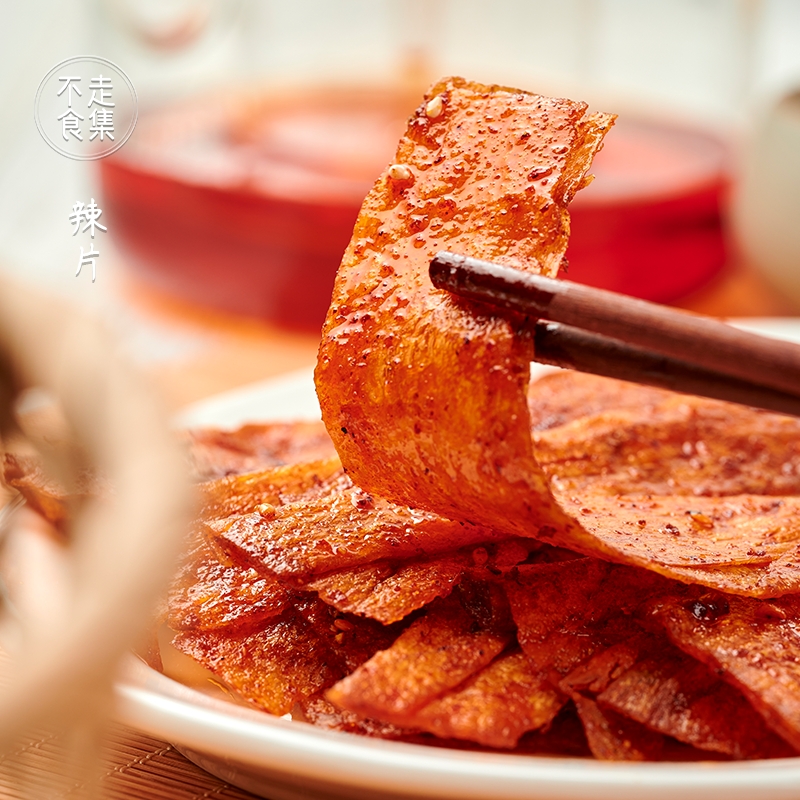 爆椒辣片花椒超级麻辣大辣条网红爆款小零食儿时经典