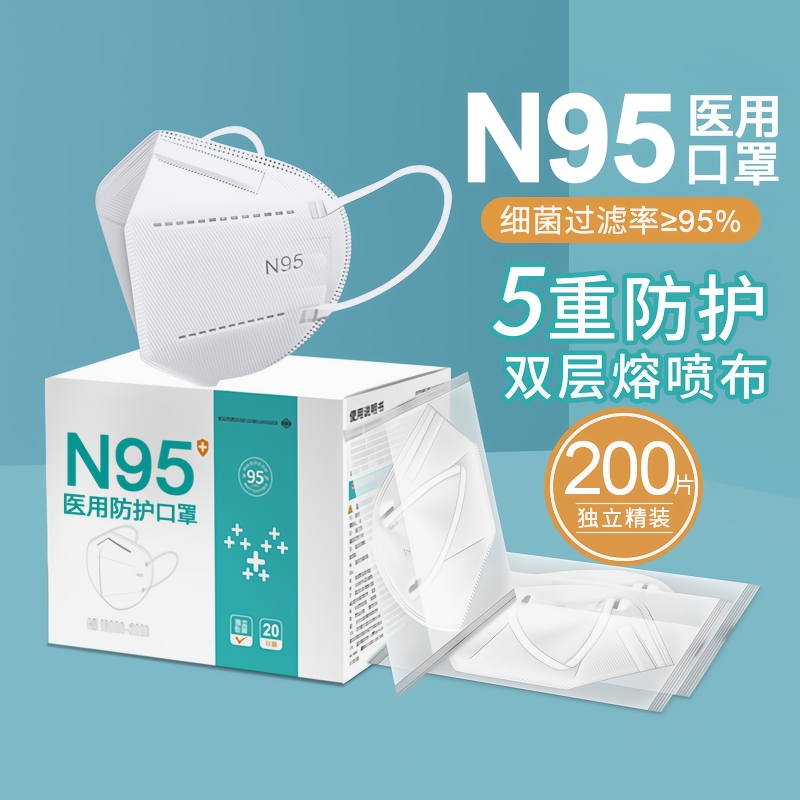 N95医用防护口罩医疗级夏季轻薄
