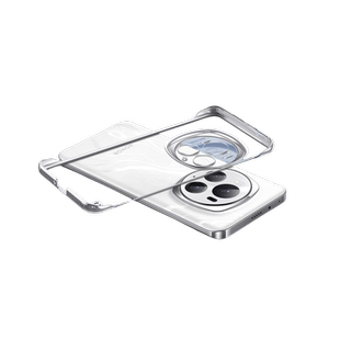 型月适用荣耀magic6手机壳华为荣耀magic6pro新款透明无边框硬壳保护套magic5超薄半包外壳4裸机高级感后3男