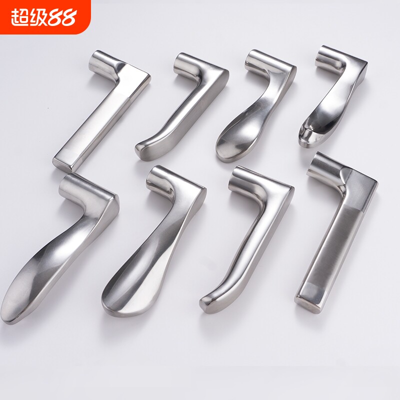 门把手手柄卧室门卫生间门锁通用把柄配件锁心卫浴室内五金安装